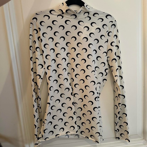 Marine Serre Mockneck Top - Picture 2 of 5